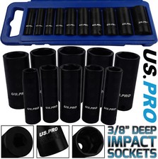 US PRO Deep Impact Socket Set
