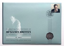 2013 Benjamin Britten 50p