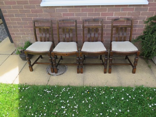 Four dining chairs 1920s 30s - four,