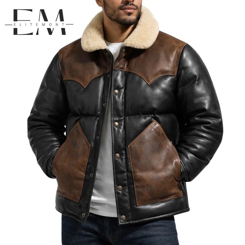 Men bomber sheepskin - bomber,
