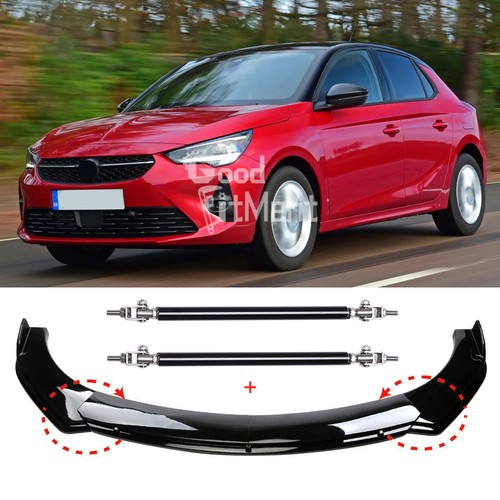 Glossy front bumper splitter - front,