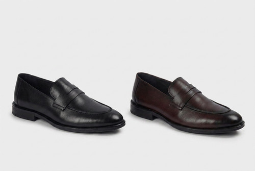 Men genuine leather penny - men’s,