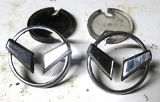 CLASSIC FORD CHROME PAIR OF SUPER SIDE BADGES PLUS 1200 FOR  ANGLIA 123E c1965