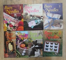 7 BUSY NEEDLERS MAGAZINES by