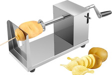 Uten Spiral Potato Cutter – Stainless Steel Slicer for Veggies & Tornado Chips