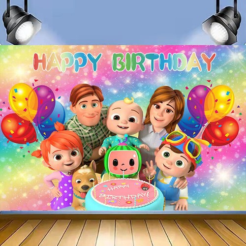 Cocomelon birthday backdrop - cocomelon,