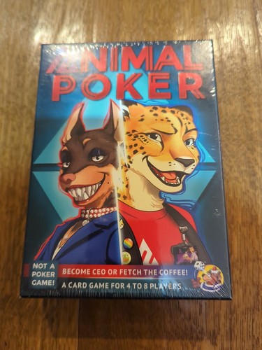 Animal poker board game - poker,