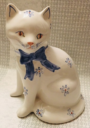 Cat figurine vintage rye - cat,