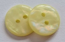 12mm, 15mm or 20mm Plastic 2 Hole Buttons - Choice of Colours & Pack Sizes