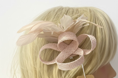 Small looped fascinator - fascinator, on