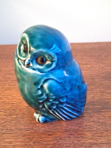 Poole pottery small blue/green