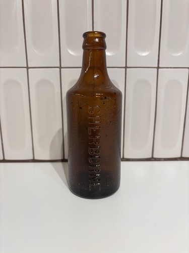 Vintage amber glass beer - vintage,