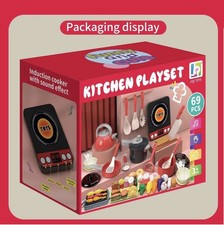 Kids Kitchen Playset 69 Pieces