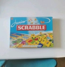 Junior Scrabble Board Game by Mattel  1999 edition  vintage VGC