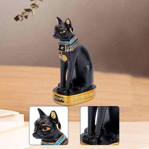 Cat goddess bastet statue - cat,