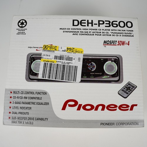 Pioneer deh p3600 old school - pioneer,