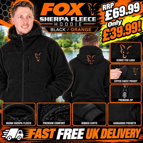 Fox men black full - men’s, zip