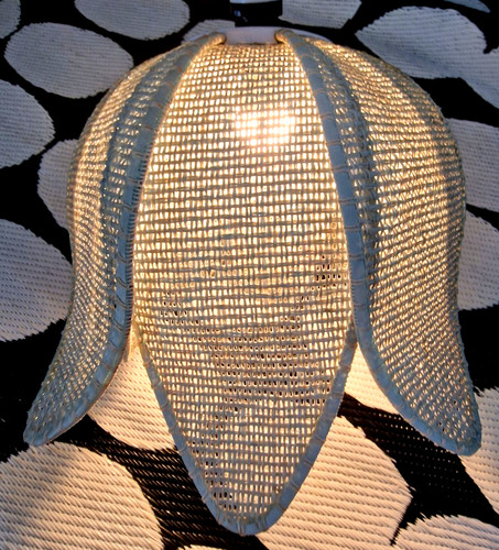 Retro woven rattan tulip - ',
