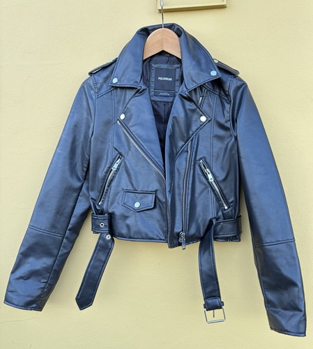 Pull bear women leather - pull&bear, women's