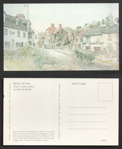Beer devon from water colour - beer,