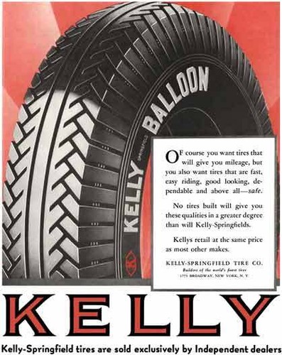 Kelly tire 1930 - kelly,