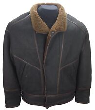ORIGINAL SHEARLING B3 BOMBER FLIGHT LEATHER AVIATOR JACKET SIZE XL