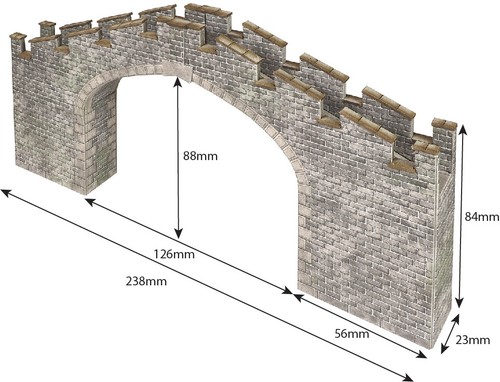 Metcalfe po296 gauge castle - metcalfe, oo