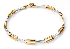 Gold Bracelet GB427 Rectangle