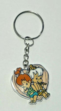 Bam Bam and Pebbles Keychain