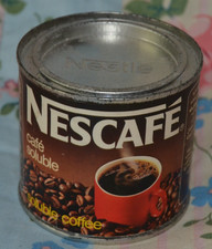 Vintage Nestle NESCAFE Tin - Soluble Coffee - 2.75" Tall