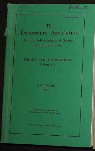 The devonshire association - association, vol