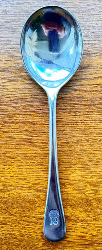 Steamship serving spoon - p&o,