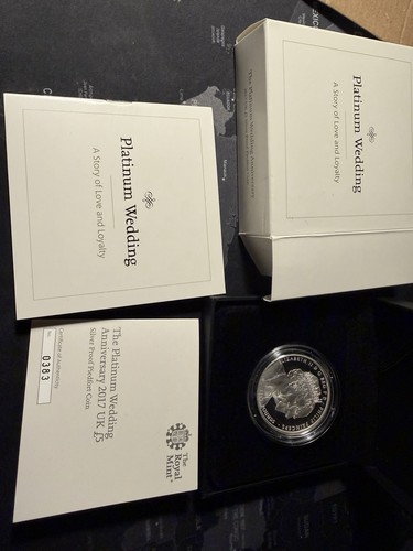 Platinum wedding silver - wedding, proof