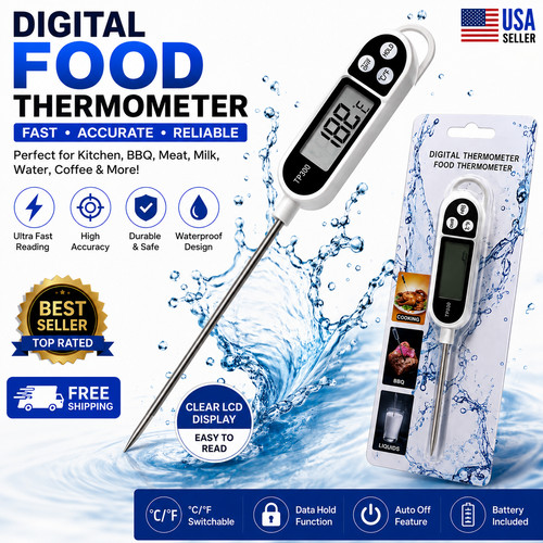 Digital meat food temperature - meat,