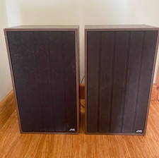 Pair Vintage JVC SK-22 Wooden