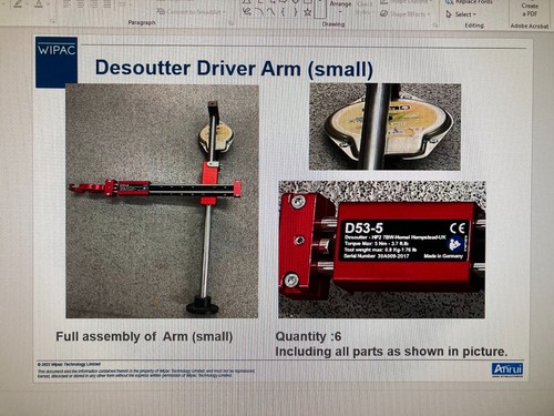 D53 torque reaction arms - reaction,