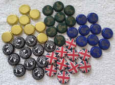 150 New Mixed Bottle Crown Caps No Dents Clean For Arts & Crafts 30 Of Each Type