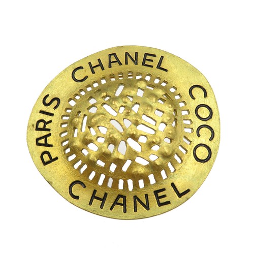 Authentic chanel brooch gold - authentic,
