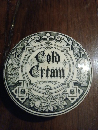 Antique pot lid - , black