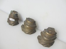 Victorian Brass Furniture Feet Ornate Foot Guards Antique Old Tank Planter Bin