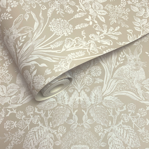 Woodland animal damask harlen - woodland,