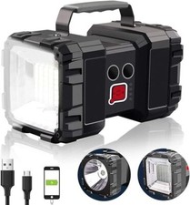 Portable Super Bright LED Searchlight Handheld Spotlight Flashlight Rechargeable
