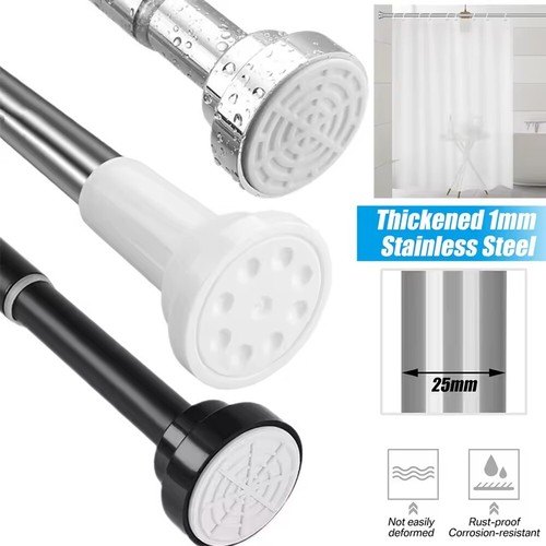 Shower curtain rail - curtain, heavy