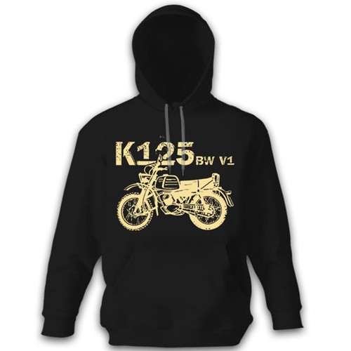 K125 motorcycle german - bw,