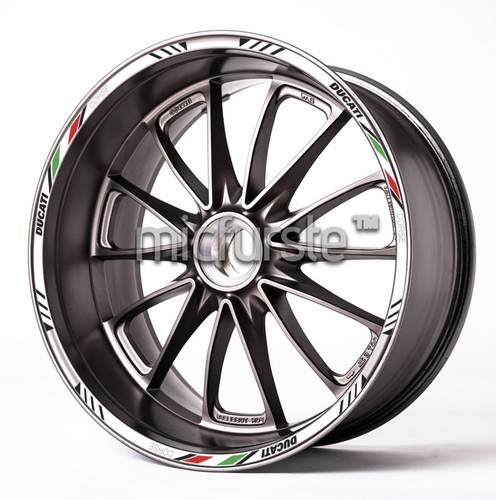 Ducati corse wheel decals rim - ducati,
