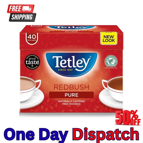 Tetley redbush pure tea - 40,