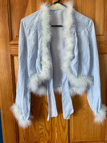 Antique 1930s pale blue - 1930s, silk