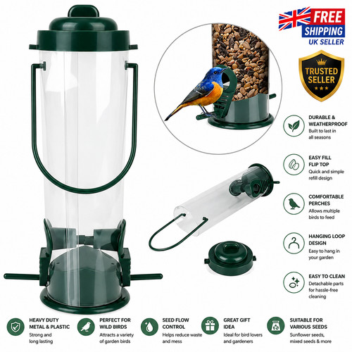 Wild garden bird seed feeder - bird,