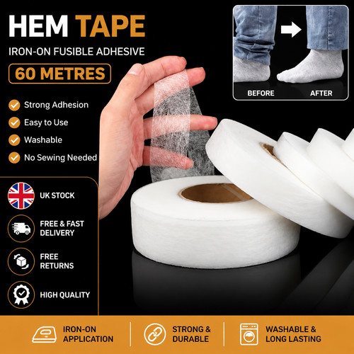 Meters iron hemming tape - meters,