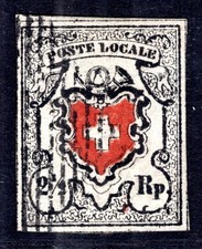 SWITZERLAND 1850 6I Stamped